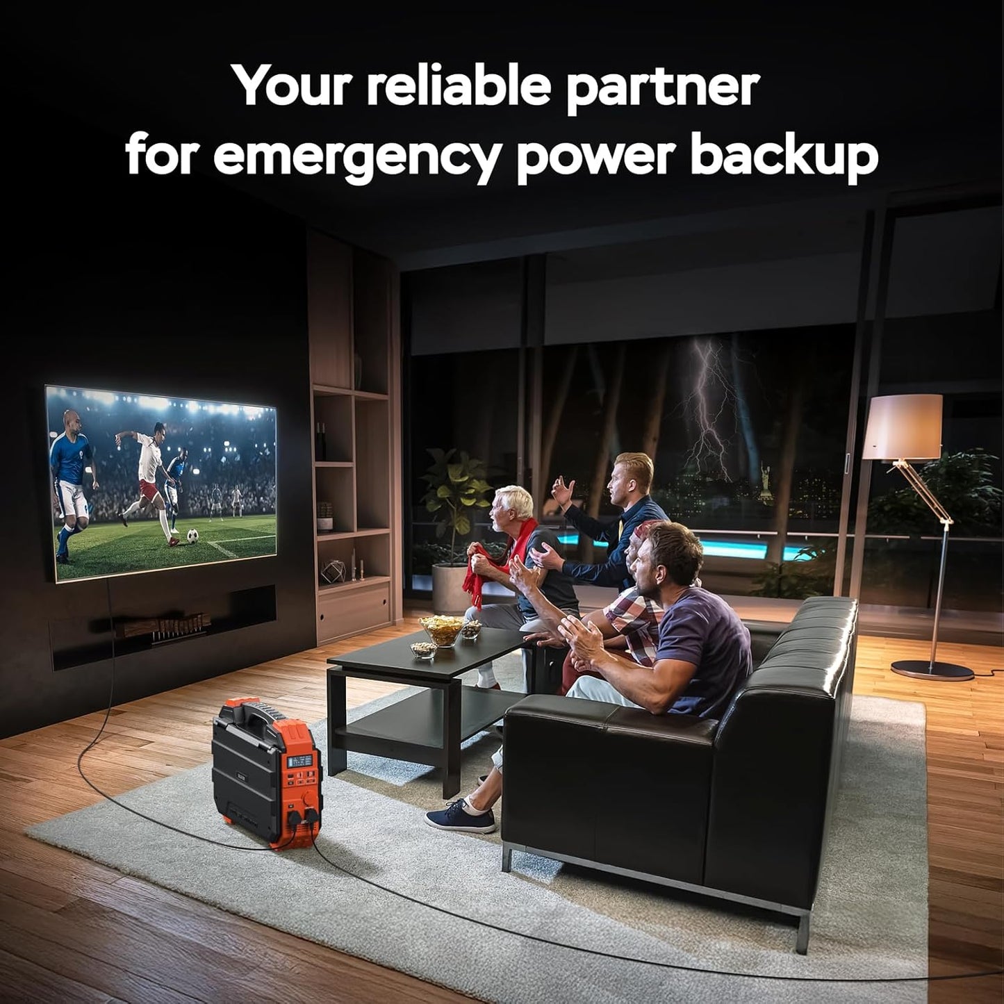 Portable Power Station 1600W (Peak 3200W), Built-In Solar Panel, 1024Wh Lifepo4 Battery, 100W USB-C Fast Charge, Solar Generator for Home Backup, Camping, Power Outages & RV