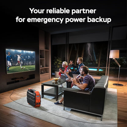 Portable Power Station 1600W (Peak 3200W), Built-In Solar Panel, 1024Wh Lifepo4 Battery, 100W USB-C Fast Charge, Solar Generator for Home Backup, Camping, Power Outages & RV