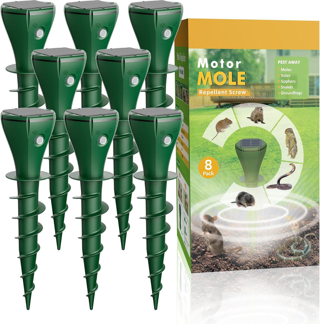 Solar Powered Animal Repellent for Yards