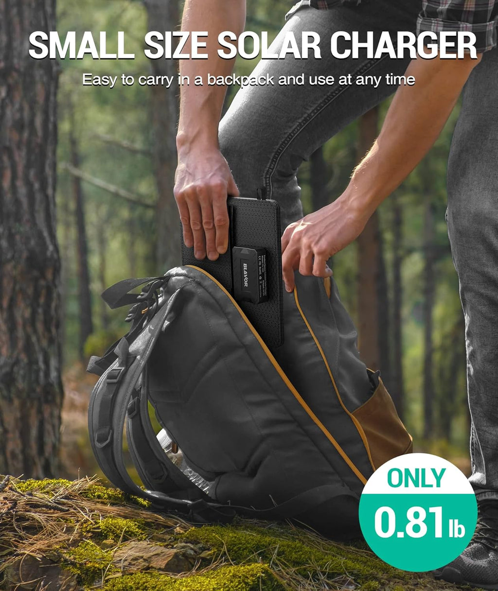 Power Up Anywhere: 10W Portable Solar Charger with Dual USB Outputs - Perfect for Camping, Hiking, and Travel!