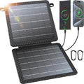 Power Up Anywhere: 10W Portable Solar Charger with Dual USB Outputs - Perfect for Camping, Hiking, and Travel!