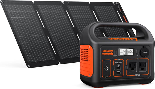 Power Up Anywhere: Jackery Solar Generator 300 with 40W Solar Panel - Perfect for Camping, RVs, and Emergency Blackouts